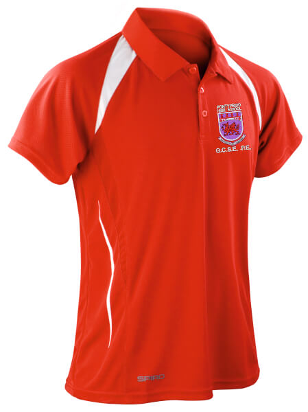 Pontypridd High School GCSE PE Polo Shirt (Standard Fit)